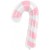 Pink Candy Cane Large Balloon 